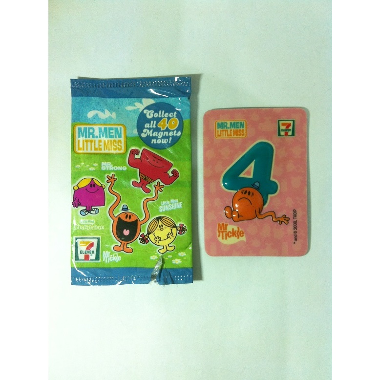 THOIP. Mr. Men Little Miss Magnets - 4. Tickle by 7-Eleven 2009