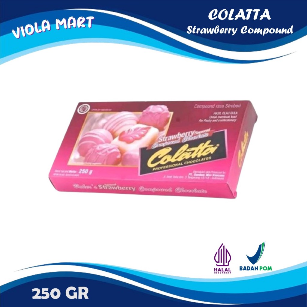 

Cokelat Batang COLATTA Strawberry Compound 250gr