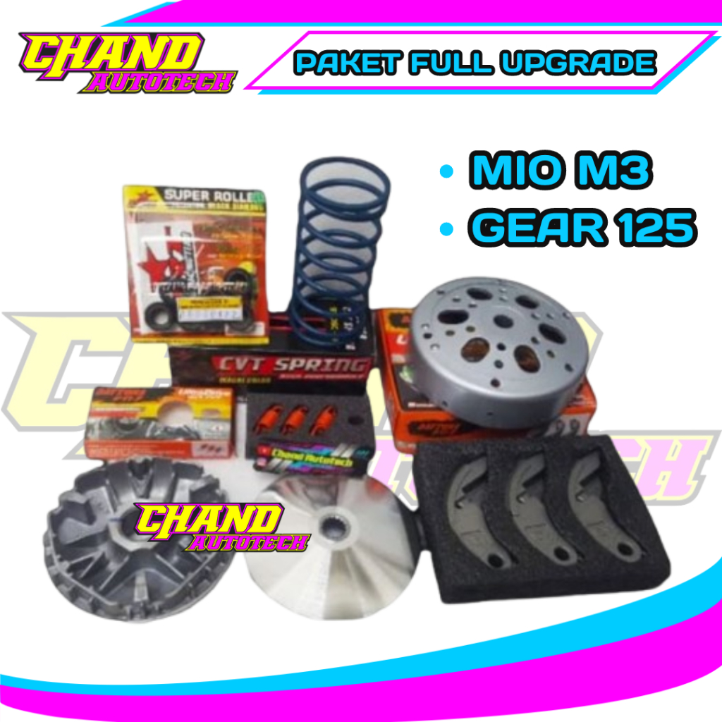 Paket 1 Upgrade Cvt Mio M3 Yamaha Gear 125 Paket Upgrade Kirian Mio M3 Yamaha Gear 125 Upgrade Cvt U
