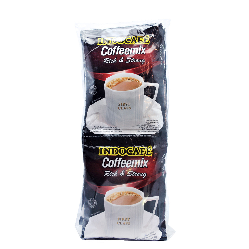 

Kopi INDOCAFE Coffeemix Rich & Strong isi 10 sachet