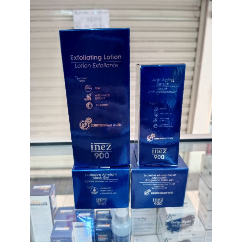 1 paket skincare menghilangkan flek hitam/1 set skincare anti aging/inez anti aging