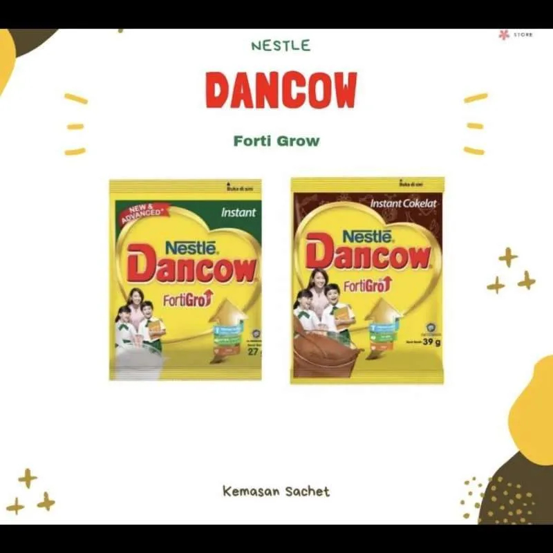 

Dancow Fortigrow All Varian Instant Coklat 1 Renceng isi 10