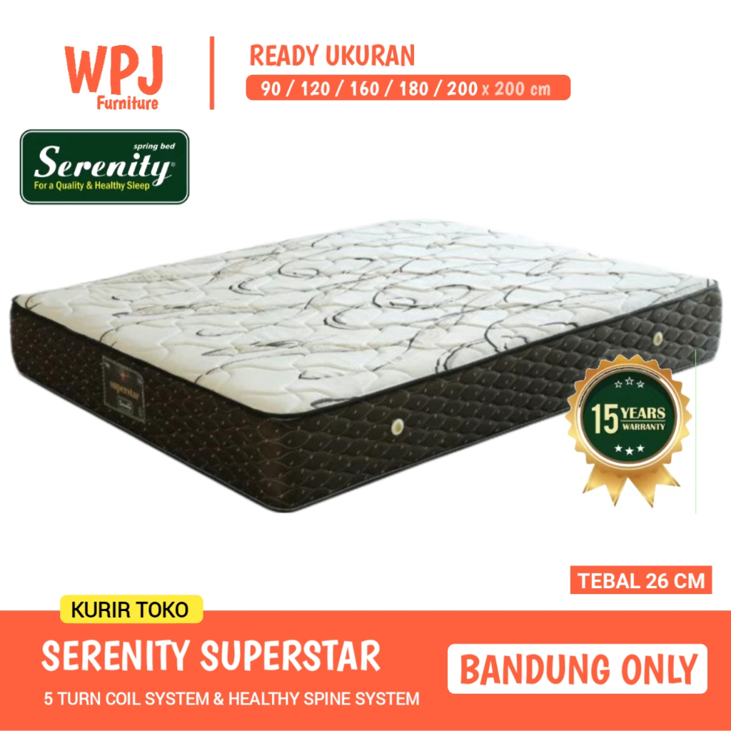 ELITE SPRINGBED SERENITY SUPERSTAR (MATTRESS ONLY) | SERENITY SUPERSTAR