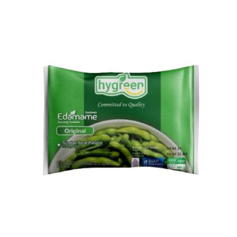 EDAMAME HYGREEN 500 GR / KACANG REBUS / KACANG FROZEN / FROZEN MITRATANI EXPORT QUALITY / KACANG KED