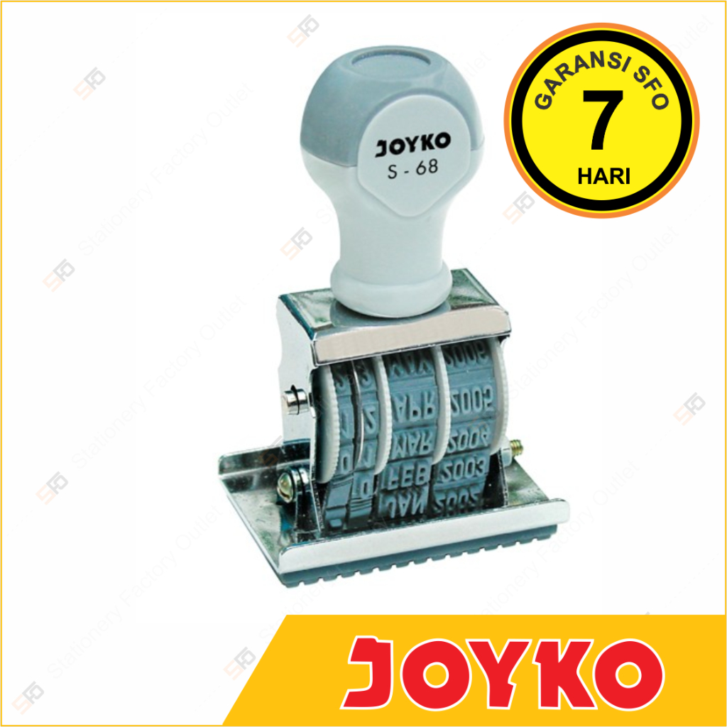 

Stempel Tanggal Lunas Joyko S-68 - Date Stamp - SFO Semarang Official