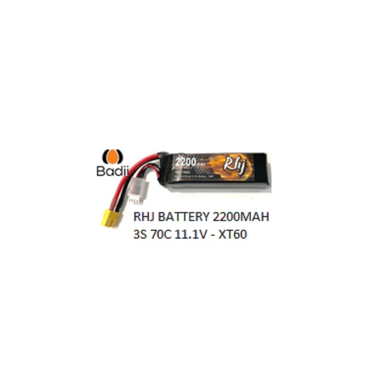 MUL BADII - RHJ Batre 2200MAH 70C 3s 11.1V Baterei Lipo Battery With XT60 Plug