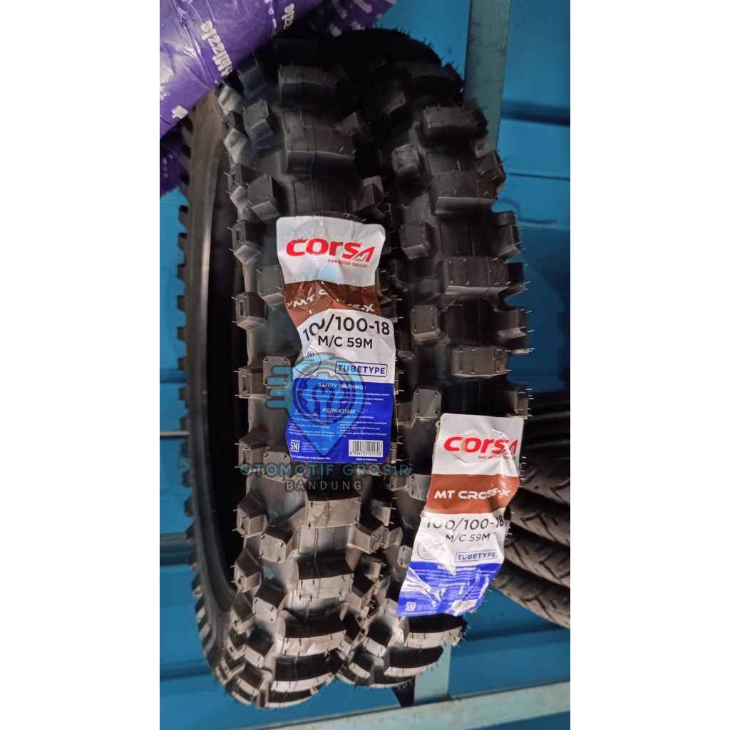 BAN CORSA MT CROSS X  90/100 100/100 80/100 Ring 16 17 18 Tubetype  Ban Motor Trail