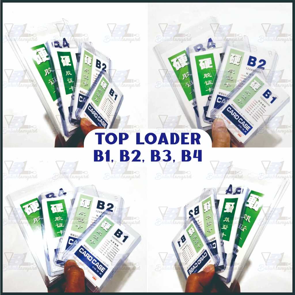 

TOP LOADER Toploader Photocard top loader foto card nametage id card case B1 B2 B3 B4