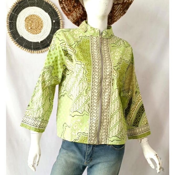 Blouse Batik Wanita Rianti Katun Adem
