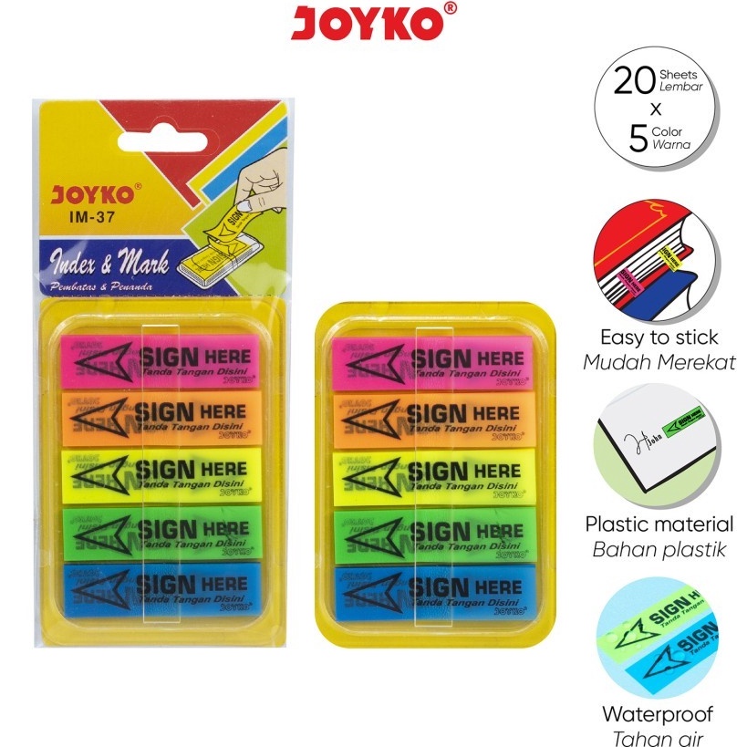 

PRODUCT TERKECE Index Memo Pembatas Penanda Sign Here IM37