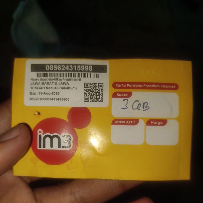 Indosat 3GB