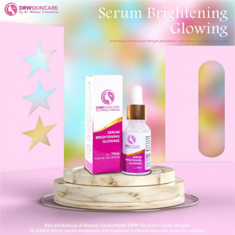 Drw Skincare Serum Brightening Glowing Pencerah Wajah Dan Flek Hitam