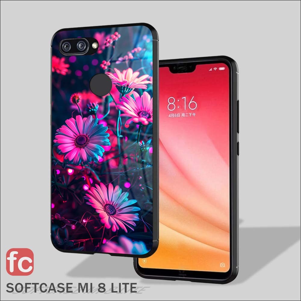 Softcase Kilau Xiaomi Mi 8Lite |FR95| Case Kilau Mi8 Lite | Kesing Silicon Casing Freedom Case Unik 