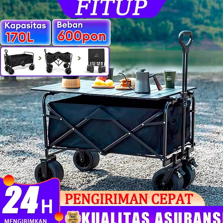 Hot Sell Keranjang Campinggerobak portableSerbaguna Troli BarangOutdoor Piknik MancingKeranjang Besa