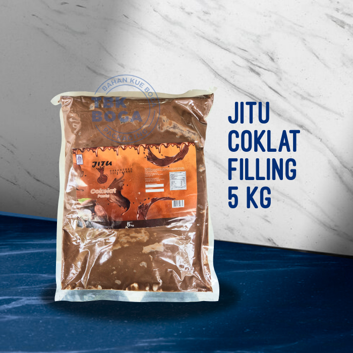

Filling Jitu Coklat ( 5 kg ) Isian Selai Cokelat Dark Chocolate Pasta