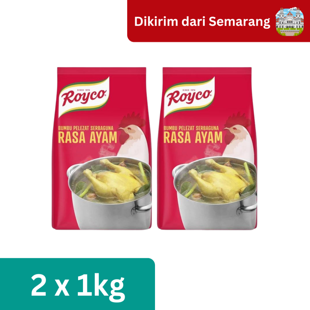 

Royco Bumbu Penyedap Rasa Ayam Pouch 1Kg Twinpack [Kirim dari Semarang]