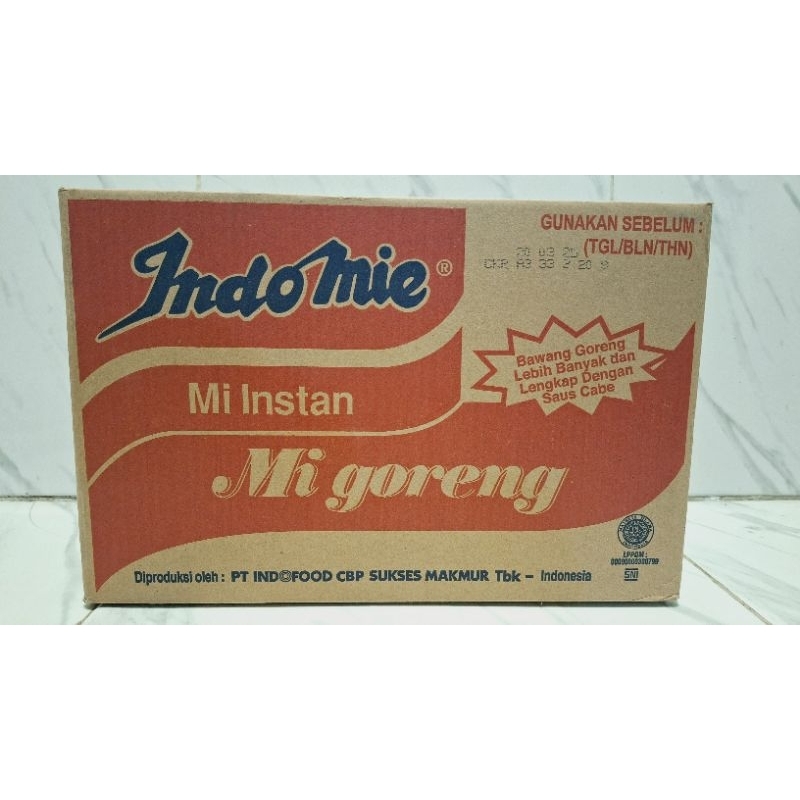 

Indomie goreng 1 dus