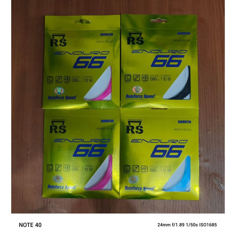 SENAR RAKET BADMINTON RS ENDURO 66
