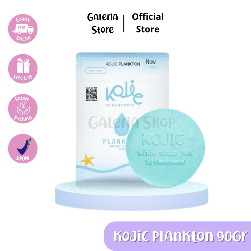 (READY STOK) BRIGHT & GLOW FACE SOAP KOJIC PLANKTON BRIGHT & GLOW FACE & BODY SOAP 40GR | SABUN BATA