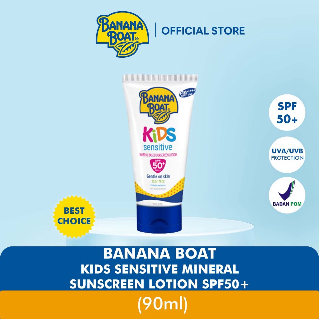 Banana Boat Kids Sensitive Sunscreen Lotion SPF5 9ml