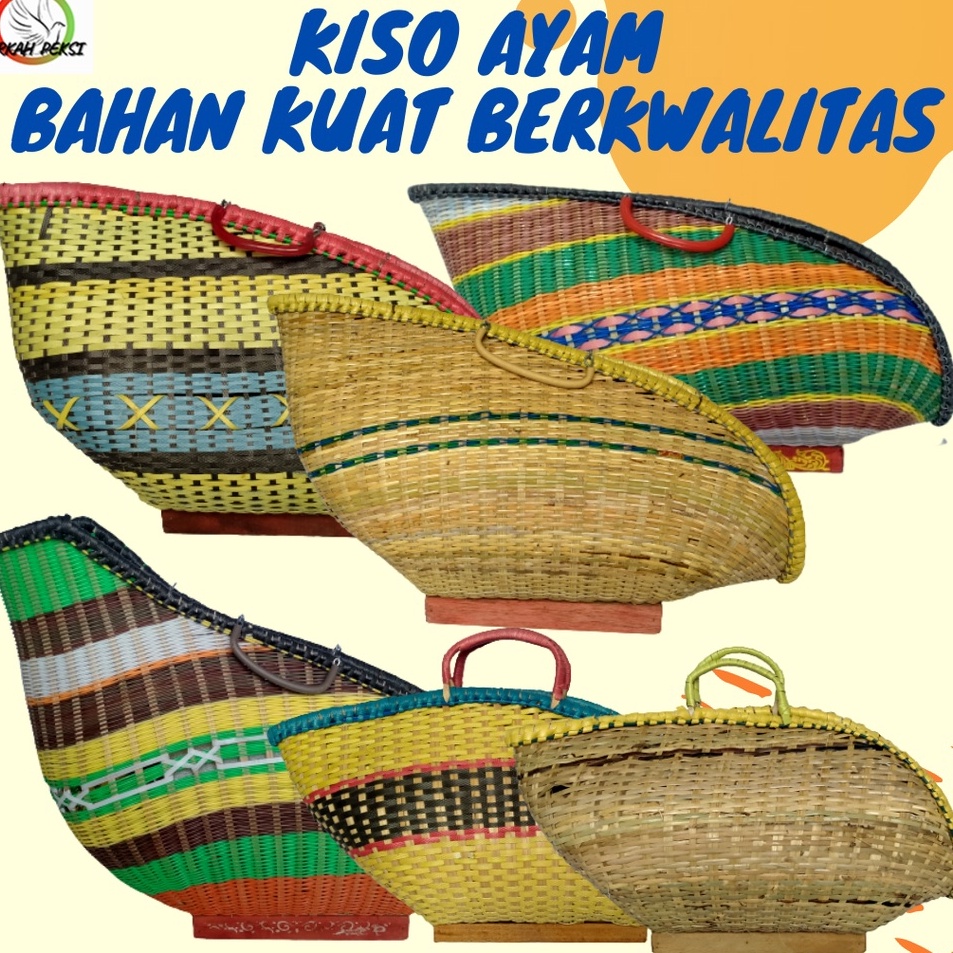 Top Rating  TAS KISO AYAM FIBER ROTAN BAMBU UKURAN JUMBO BESAR KISO PELUNG KISO BANGKOK BAHAN KUAT