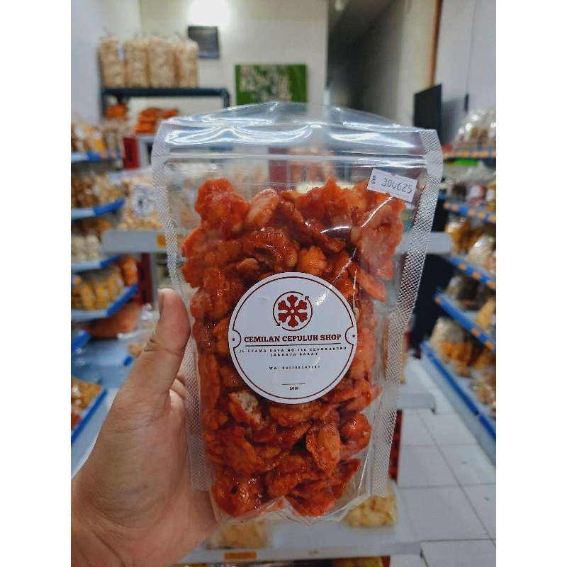 

Emping Melinjo Pedas manis 250g