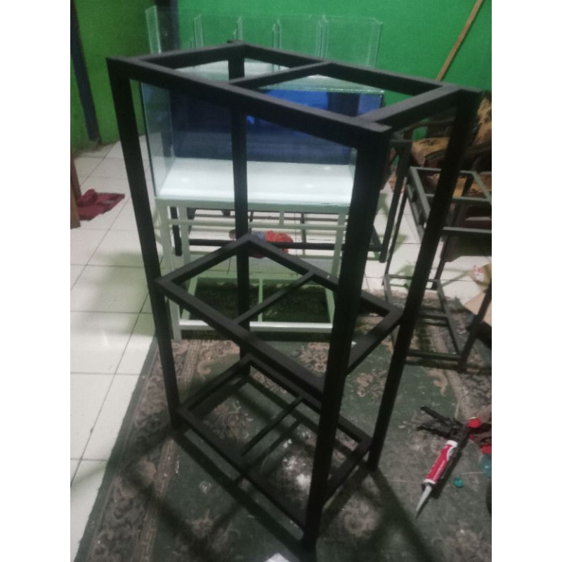 rak akuarium 60x40x130 3 susun