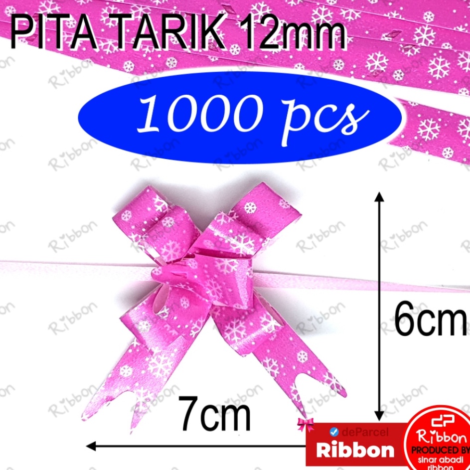 

1 PCS Pita Tarik 12mm Serut Parcel Kado Kecil Permen Lolipop 1 Pak 1 Pcs