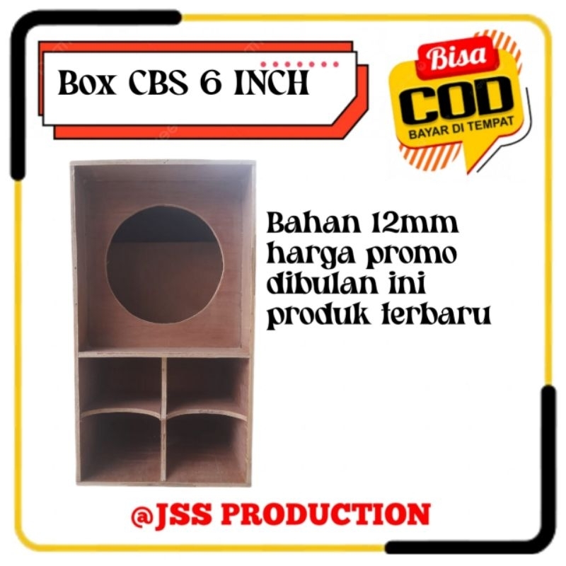 Box Speaker model CBS 6 INCH Single (cbs nogosari) 12mm