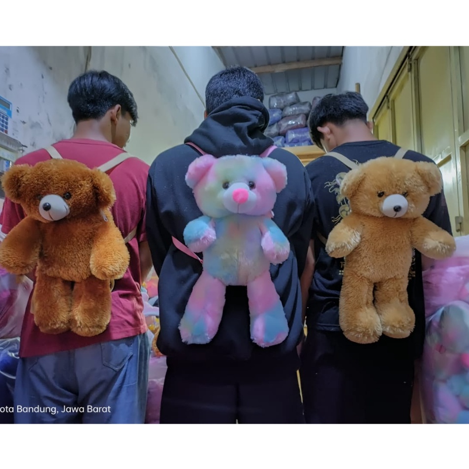 Hot Brand  Tas Boneka Teddy Bear Lucu Tas Ransel Beruang Anak COD