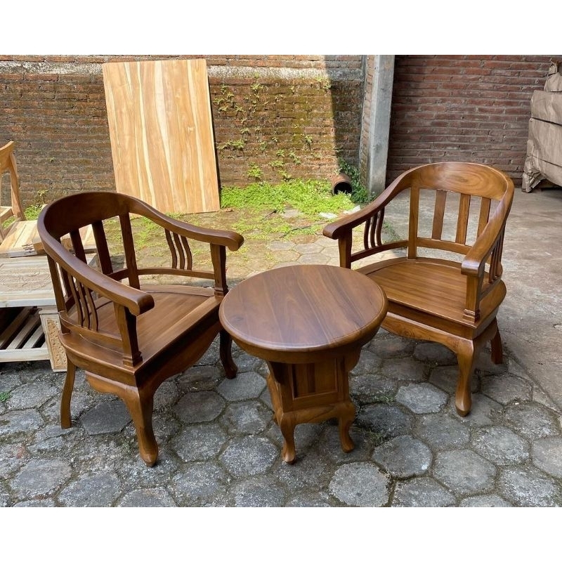 kursi teras betawi lenong jati