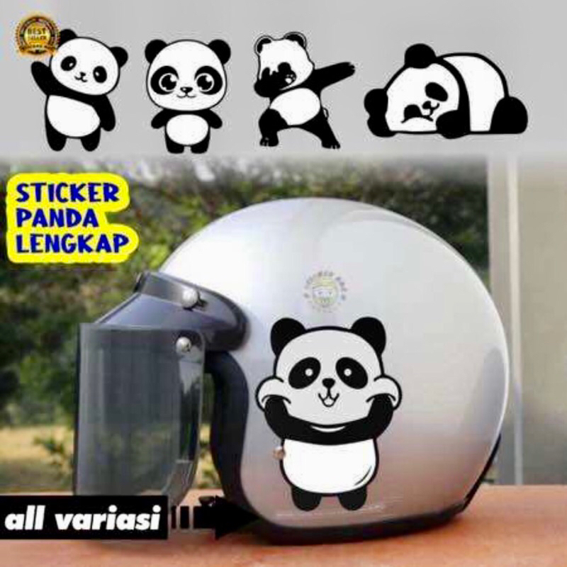 Stiker cutting panda lengkap cutting sticker PANDA