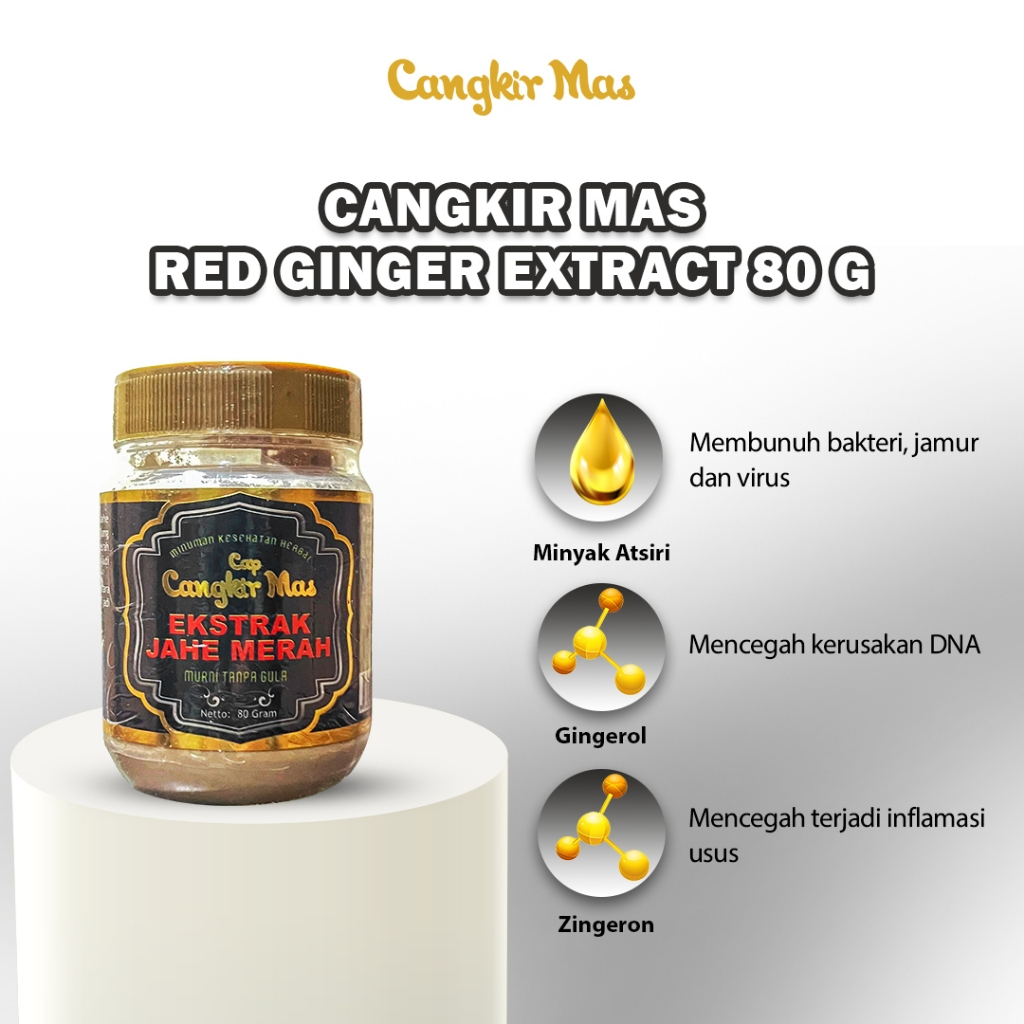 

CANGKIR MAS Jahe Merah Ekstrak 80 Gram