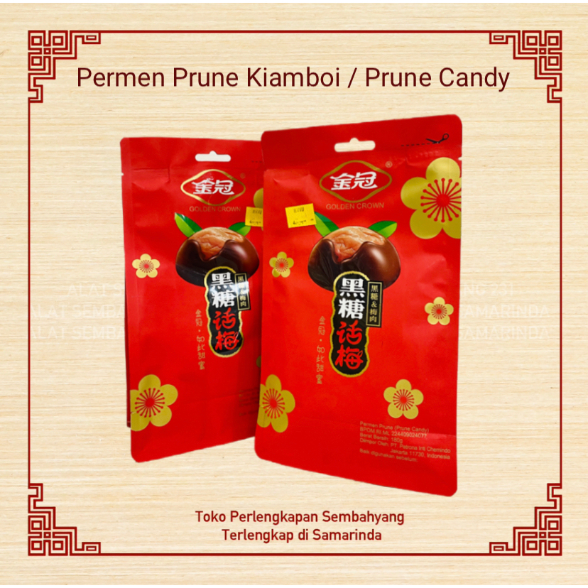 

Prune Candy / Plum Kiamboi Somboy / Permen Kiamboy Somboi Golden Crown