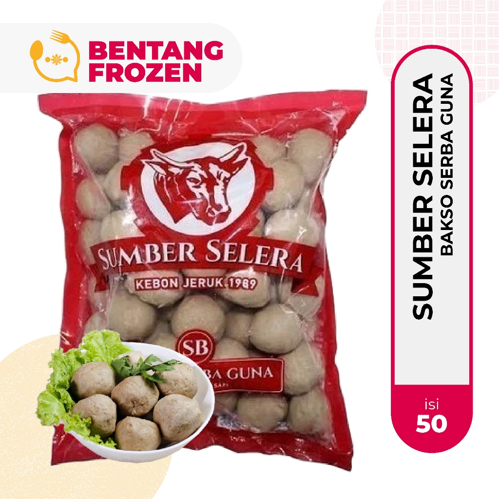

Sumber Selera Bakso Sapi dan Ayam SB Serbaguna Isi 50pcs