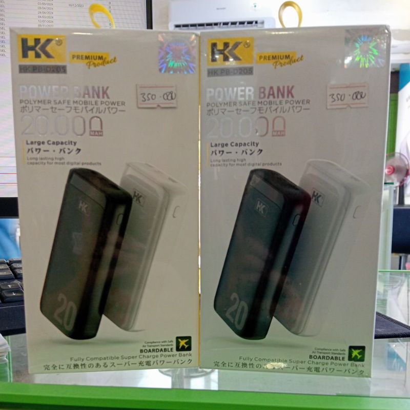 Power Bank HK 20.000mah PB-D205 Black