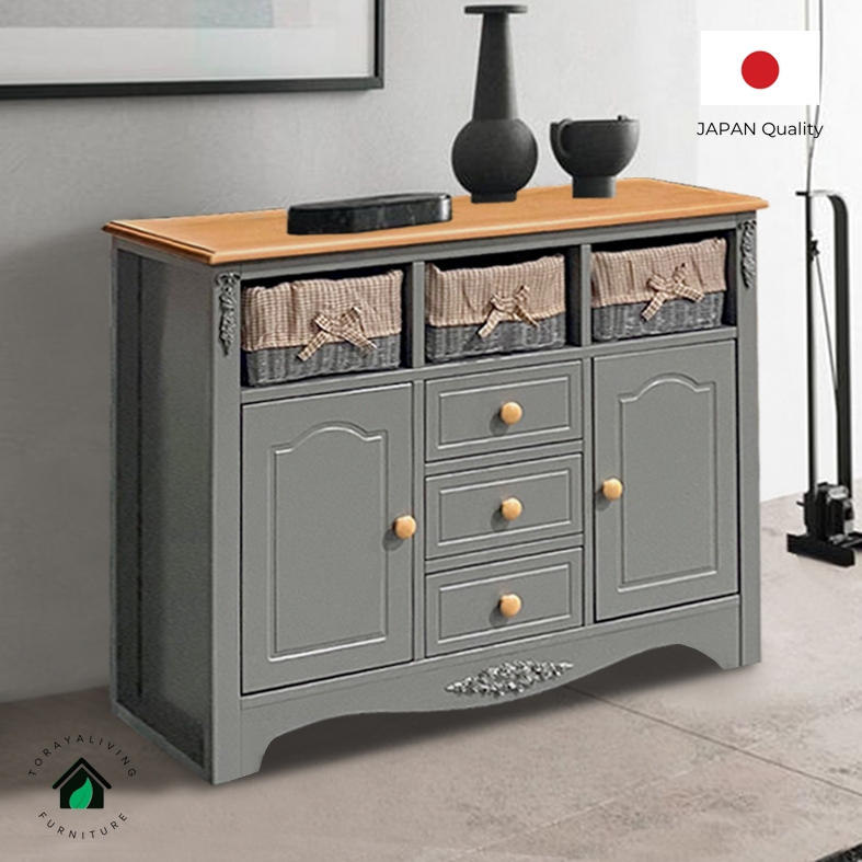 Toraya Lemari Rotan//Lemari Ukir/ Lemari Penyimpanan/Lemari Laci/ Drawer/ Marie Series -3D GYNA