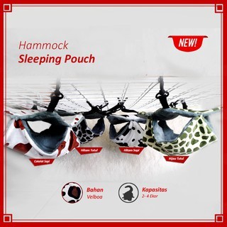 ADEWAP GLIDER Hammock Sleeping Pouch 2 Tingkat motif / Hangin