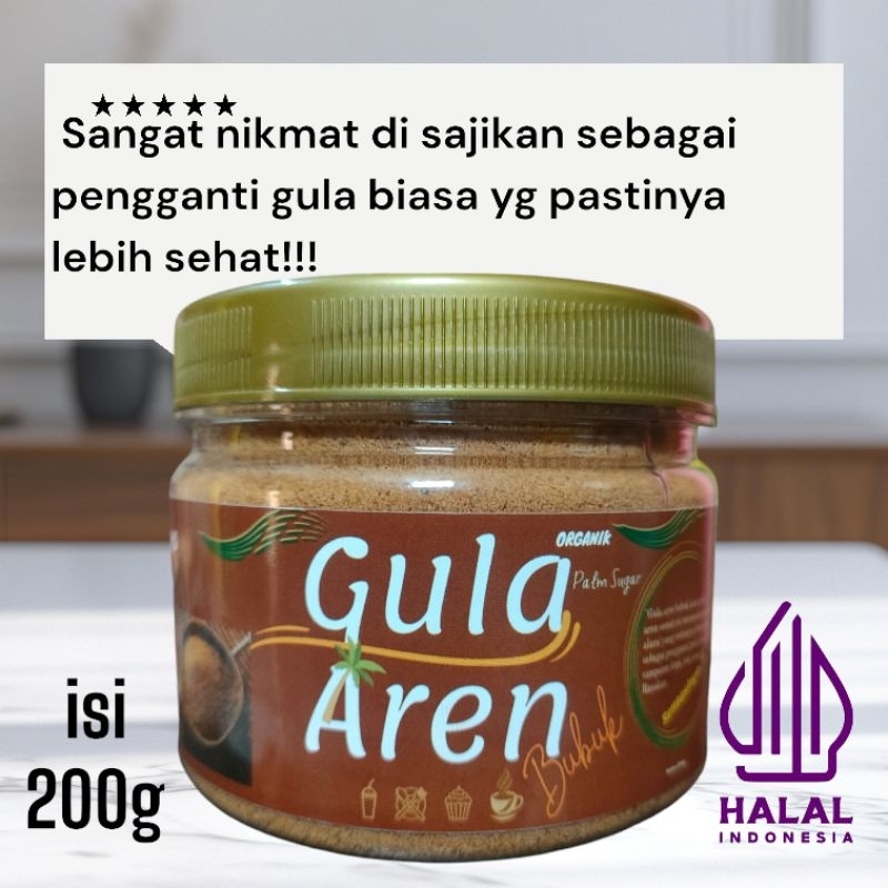 

GULA AREN SEMUT/BUBUK 200g organik rasa mantap