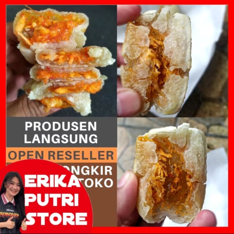

Cireng Mercon Isi Ayam Suwir ( Makanan / Frozen Food Instan / Snack Ringan / Cemilan Pedas / Jajanan ) - erikaputreal