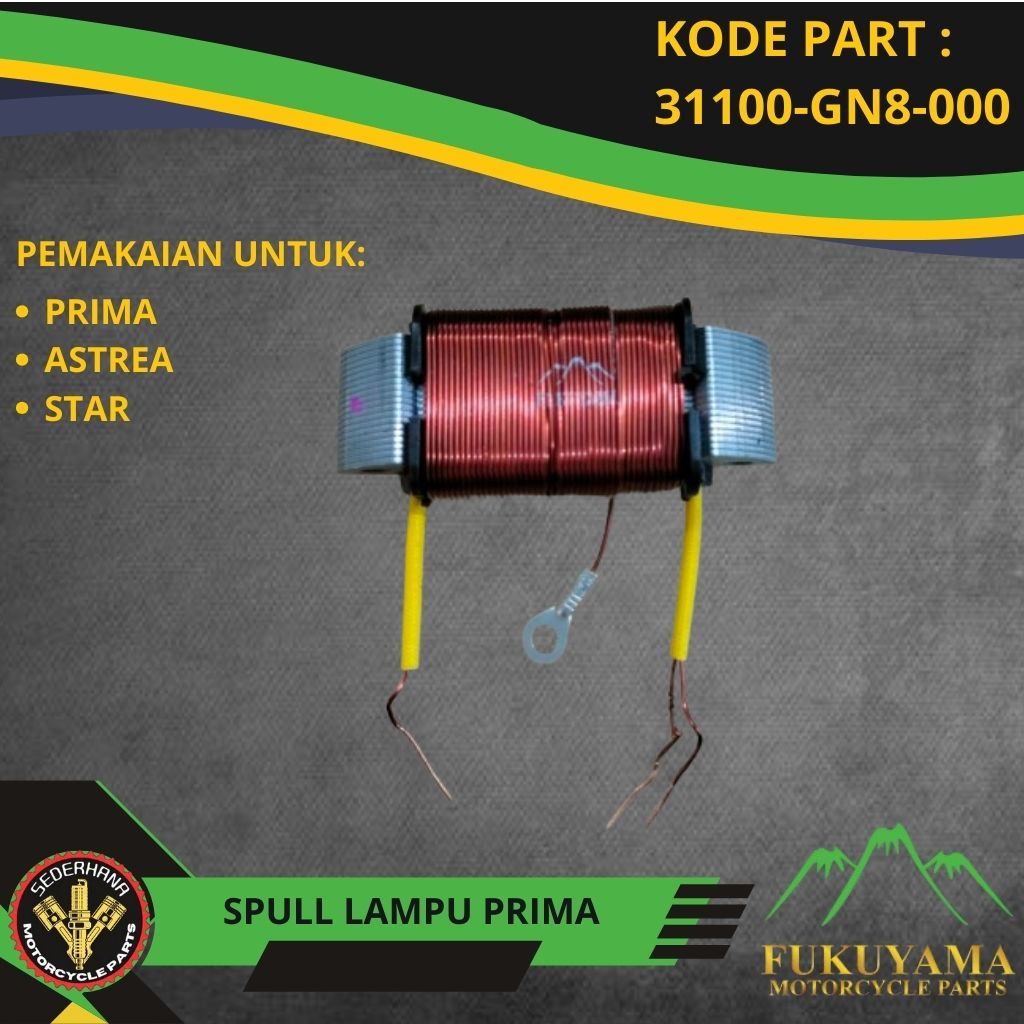 SPUL SPULL LAMPU PRIMA ASTREA STAR FUKUYAMA