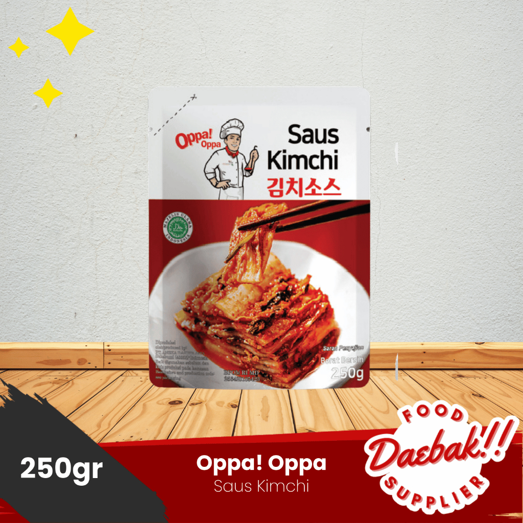 

Oppa! Oppa Saus Kimchi | Kimchi Sauce | Khas Korea | Saus Instan 250gr