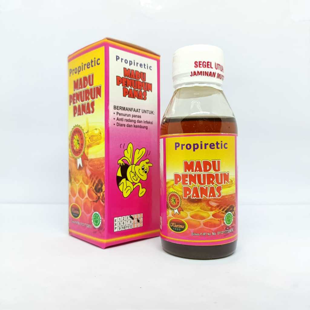 

Madu Penurun Panas Kharisma propiretic Radang Kembung Infeksi 160gr Original