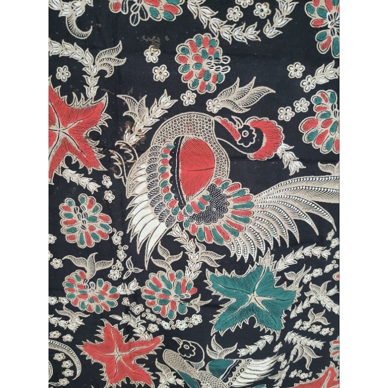 Kain Batik warna Biru dongker