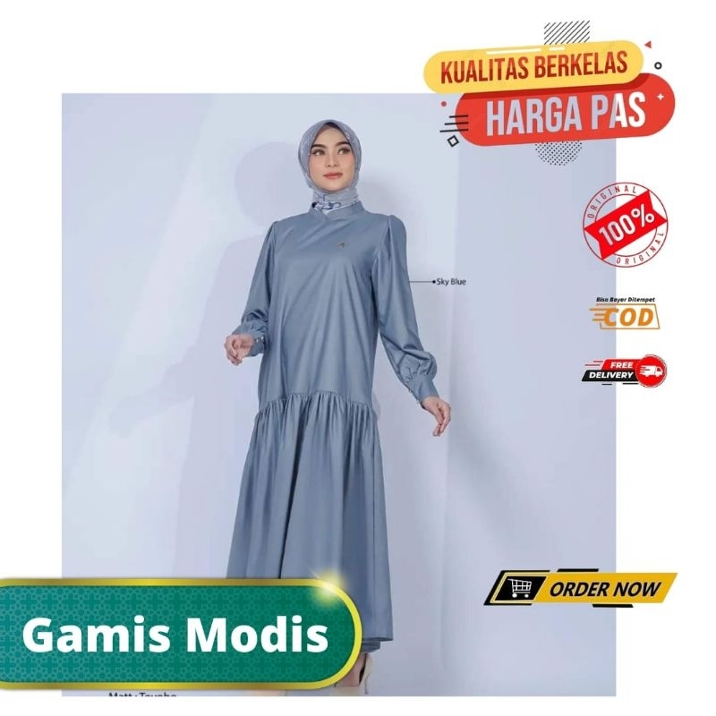 BIA MIDI DRESS BY DRESS ONLY GAMIS TERBARU ARRAFI GAMIS POLOS GAMIS MODIS