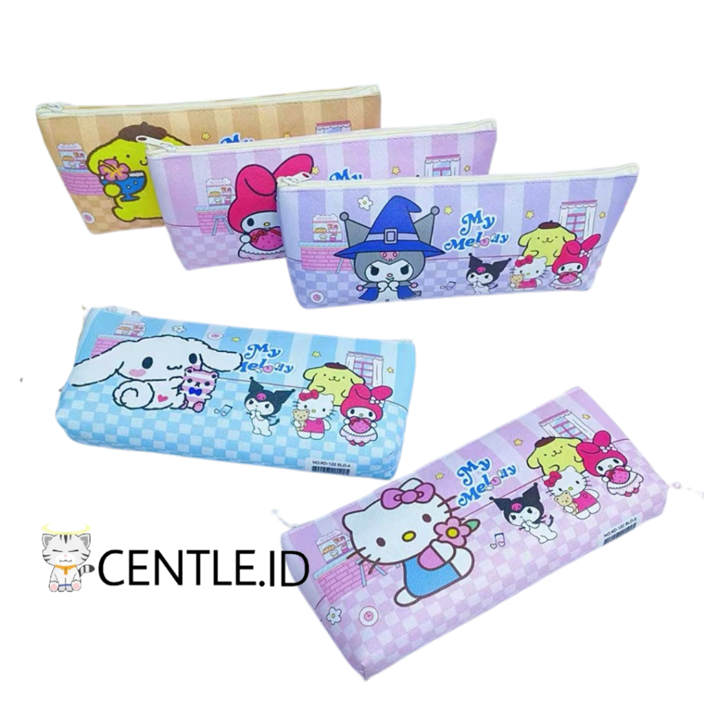 

TEMPAT PENSIL SANRIO BAHAN KANVAS PENCIL CASE CUTE KOTAK PENSIL LUCU ALAT TULIS SEKOLAH MURAH