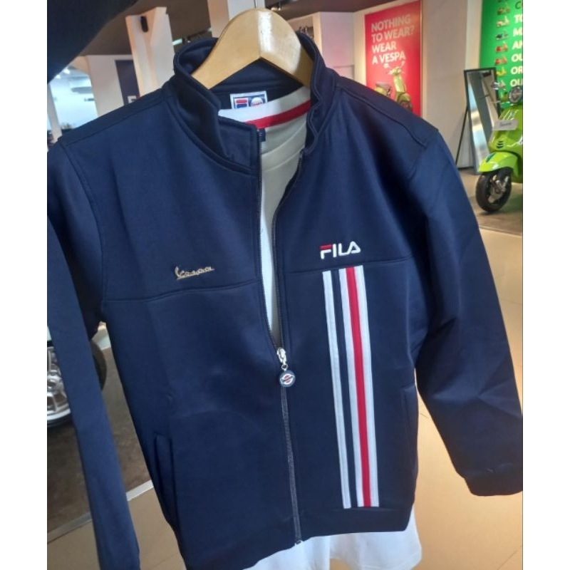 New Stock FILA x Vespa Jacket Jackscube Navy