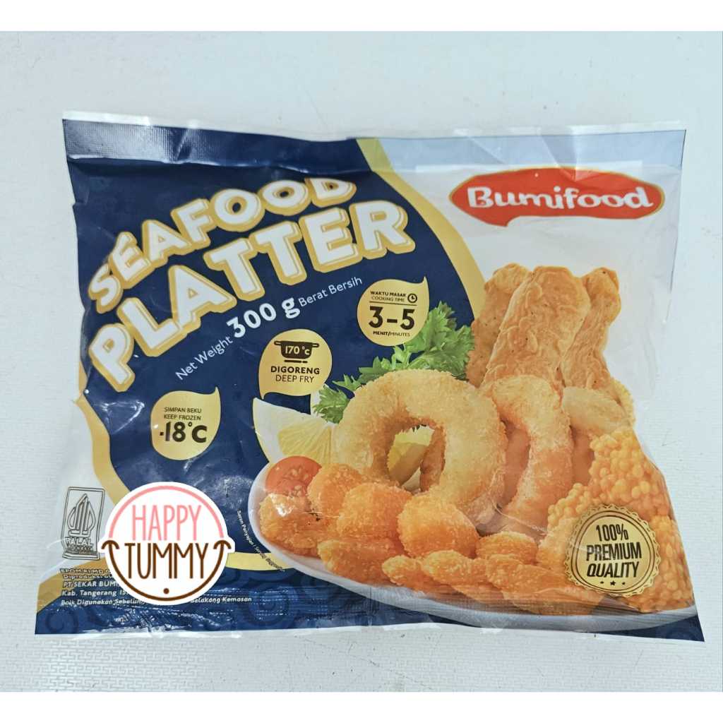 

Bumifood seafood mix platter 300gr frozen food beku