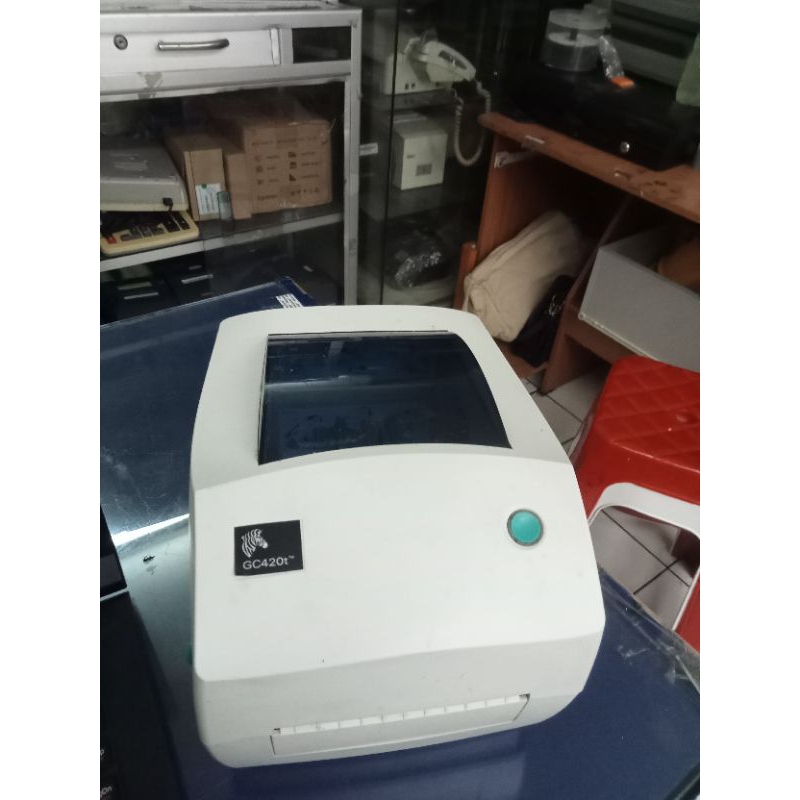 PRINTER ZEBRA GC420T SECOND  PRINTER BARCODE LABEL pencetak  resi