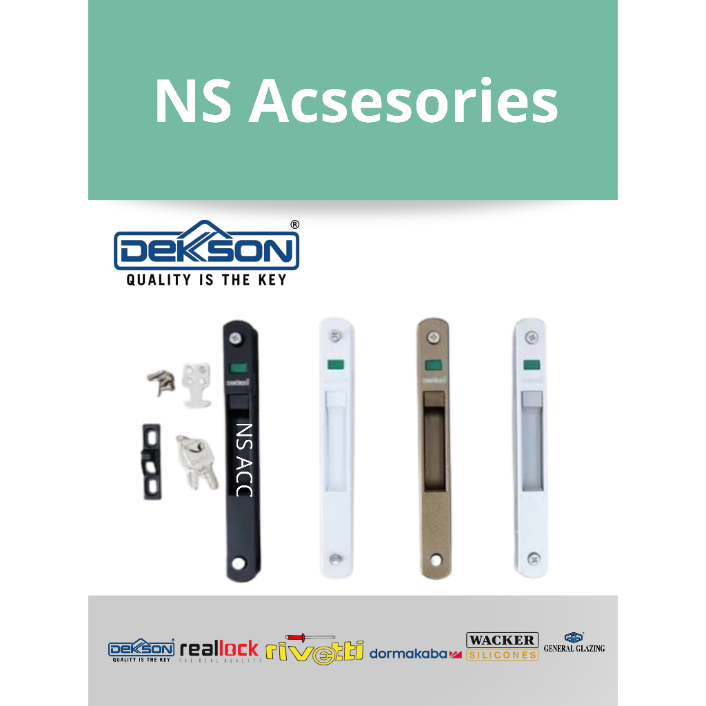 Kunci pintu sliding geser Dekson RA6